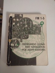 FM 1-5 Instrument Flying & Navigation Army Aviators Manual Book Vtg 1980