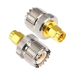 2/4/10Pcs RF Coax Adapter Connectors SMA Male to UHF Female SO239 PL259 Low Loss