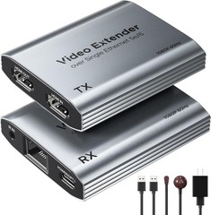 ByteWave HDMI Extender 1080P@60Hz, HDMI Over Ethernet Cable Cat5e/6/7 up to 50m/