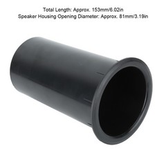 1PCS Opening Hole 81mm Length 153mm Speaker Port Tube Suitable For 8-12 Inches