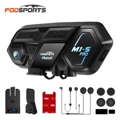 1-2 pack M1-S PRO Motorcycle Helmet Intercom Motorbike Bluetooth Headset