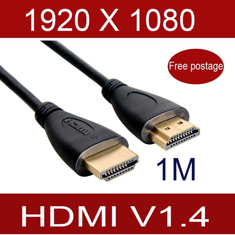 Premium HDMI Cable Gold For BLURAY 3D DVD PS3 HDTV XBOX LCD HD TV 1080P c46