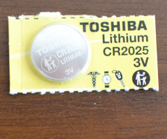 1 X Original TOSHIBA CR2025 CR 2025 3V LITHIUM BATTERY BR2025 Watch Use by 2031