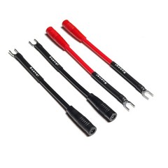 Y to Banana Female Adapterr, 4Mm Banana to Spades Speaker Adapter Connectors Plu