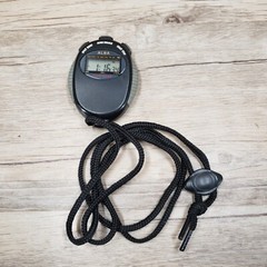 Alba Stop Watch Sport Timer SW01-X008 With Neck Strap Tested