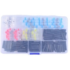 250pcs Waterproof Solder Seal Sleeve Heat Shrink Butt Wire Connectors Terminals