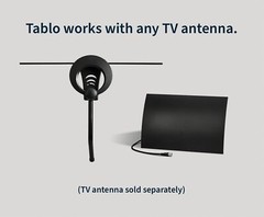 Tablo 4th Gen 2-Tuner OTA DVR – Record Broadcast TV, Free Streaming Channels, Wh