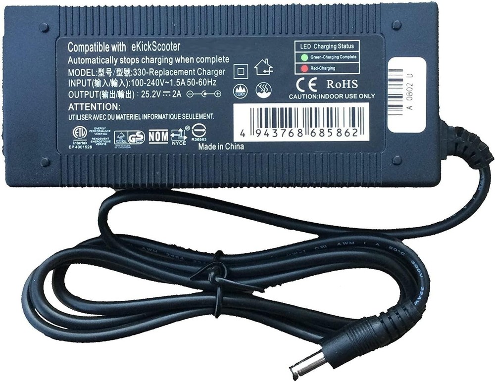 2 Amps Smart Charger for Jetson Ember Electric Scooter