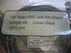 LOT of 20 HDMI 6FT CABLE 24K GOLD PLATED 4K TRIPLE SHIELD ARC Type A-Type A