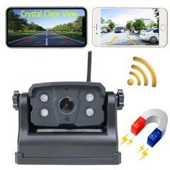 WiFi Wireless Backup Camera Magnetic Portable Rechargeable For Truck Trailer RV