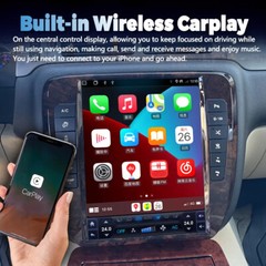 13″ Tesla Style Car Radio For Gmc Yukon Chevrolet 2007-2014 Gps Navigation Wifi