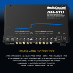 AudioControl DM-810 DSP Matrix Digital Signal Processor 8-CH Input/10-CH Output