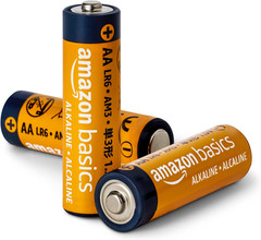 Amazon Basics 48-Pack AA Alkaline High-Performance Batteries, 1.5 Volt, 10-Year