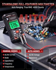 3-in-1 Multimeter & Cable Tracer Kit, Auto-Ranging Digital Multimeter with Tr…