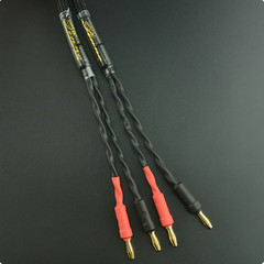 HiFi Speaker Cable Audio Amplifier Oxygen-free Copper With Banana Plug Cable