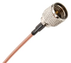 N Male to Mini-UHF Male 50-Ohm RG316 Coax Low Loss Jumper RF Cable