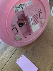 Hello Kitty Sanrio RCA Alarm Clock Radio Pink Teacup AM/FM Decor Digital WORKS