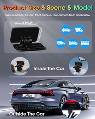 Rear Camera Holder Dash Cam Car Rear Camera Rear Window Bracket Backup Camera