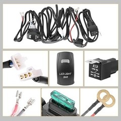 Wiring Harness 1 Lead Lighting LED Light Bar Wiring Harness Kit Style: 1 Lead
