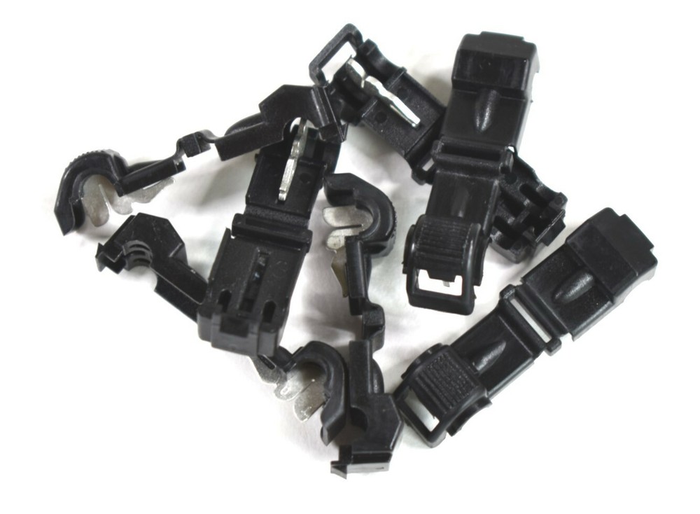 MVP 25 Black Tee Tap Electrical Wire Connector Terminals 22-26 Ga AWG T-Tap