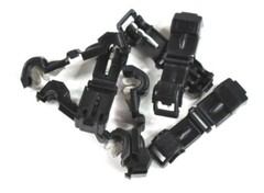 MVP 25 Black Tee Tap Electrical Wire Connector Terminals 22-26 Ga AWG T-Tap