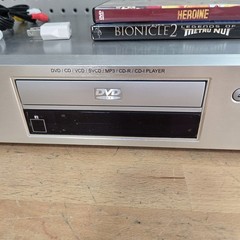 AKAI *DV-P2540* Region2 DVD Player with SCART output NO Remote Rare Player Works