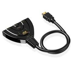 4K HDMI Switch 3 Port Splitter Cable Switcher HUB Adapter for HDTV PS4 Xbox PC