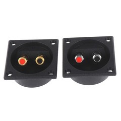 1PC Speaker Box Terminal 2-Wire Round Spring Cup Connector Subwoofer Enclosure