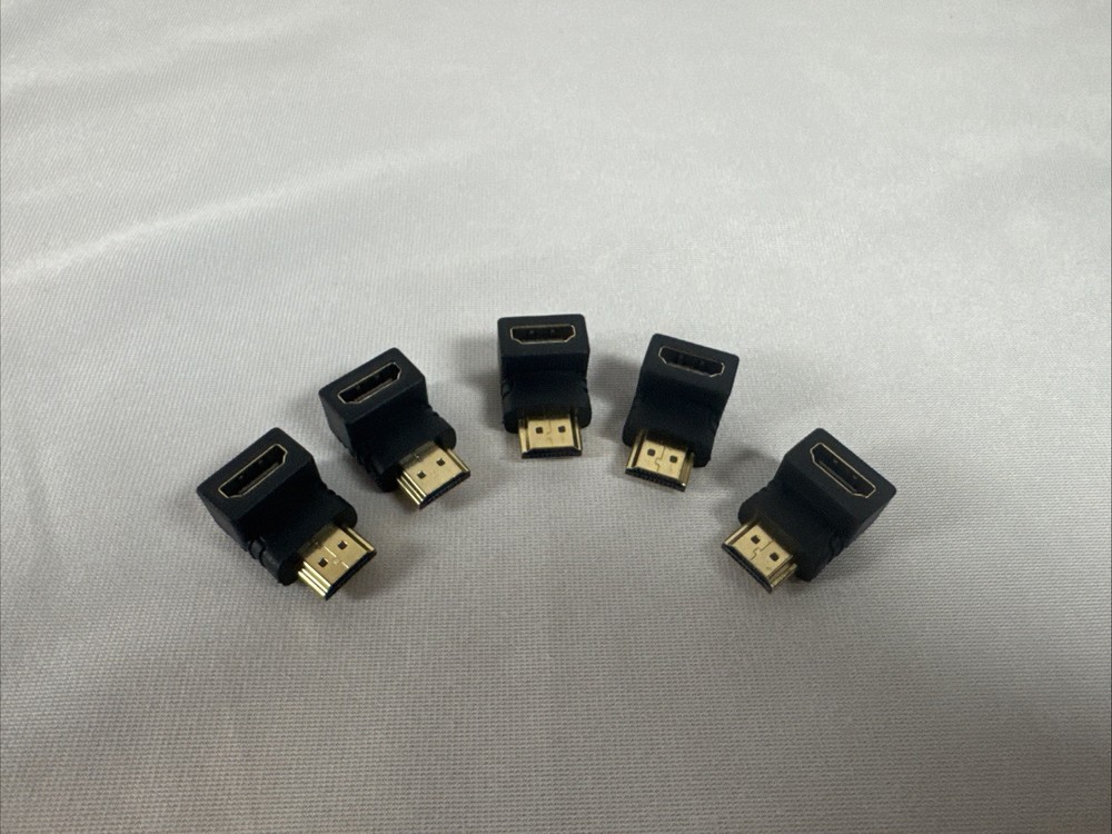 HDMI 90 Degree Right Angle 4K Adapter New In Package (5 Pack) New in Package