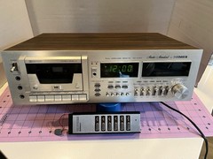 Fisher Studio Standard CR 5150 Cassette Deck 3 Head WORKS REMOTE RARE Japan
