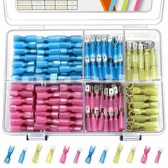100/220x Waterproof Heat Shrink Spade Wire Connectors Electrical Crimp Terminals