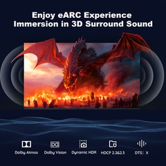 8K HDMI Cable 2.1 8K@60Hz, 4K@120Hz HDCP 2.2 HDR Dolby 4:4:4 Full HD 1080p Speed