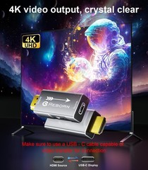 HDMI to USB C Adapter 4K 60Hz | Uni-Directional HDMI Source to Type-C Display…
