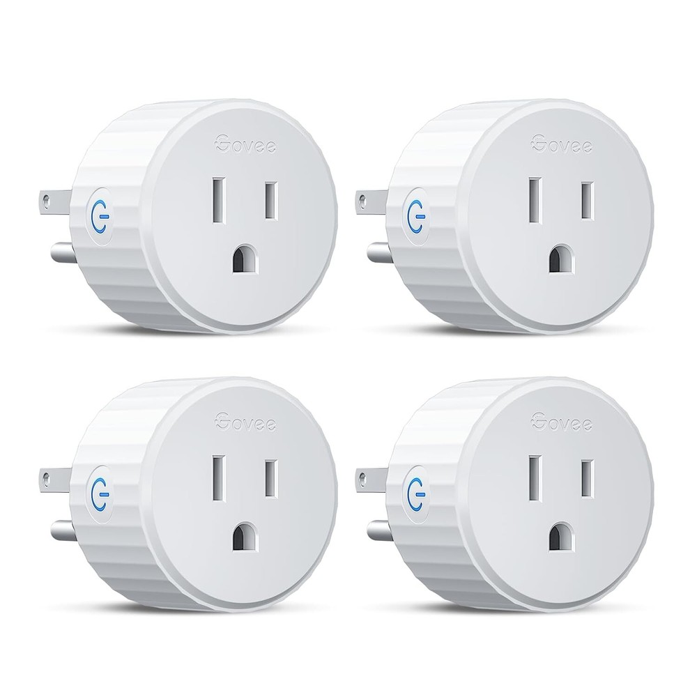 Govee Smart Plug, WiFi Plugs Work with Alexa & Google Assistant, 4 Pack