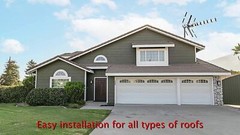 Five Star Outdoor HDTV Antenna up to 200 Mile VHF/UHF/FM ATSC 3.0 READY