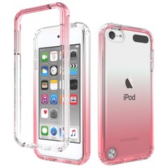 For Apple iPod Touch 7/6/5th Gen Gradient Clear Case Hybrid Shockproof Cover