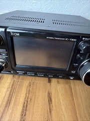 IC-7300, Icom Transceiver HF/50MHz W/ Cord – UNTESTED SOLD AS IS! READ!