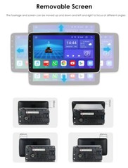10.1” Android 12 8+128GB Rotatable Carplay Stereo Radio GPS Wifi Double 2 DIN