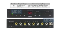 Professional 4-Channel UHF VHF CATV RF Coax TV Modulator For NTSC System