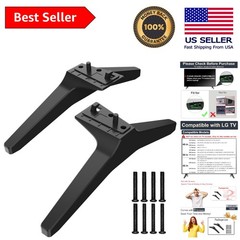 Durable ABS TV Stand Legs for LG TVs – Fits 49-55 Inch Models, Hassle-Free Setup