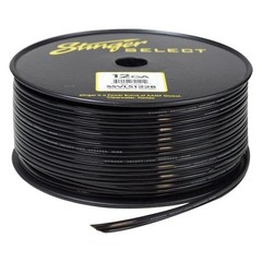 Stinger Select Series 12 AWG 2-Way 250′ Black Stranded GPT Speaker Wire