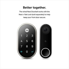 Nest Hello Video Doorbell with 6 Months of Nest Aware Reconditioned