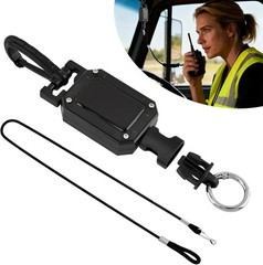 Durable Retractable Microphone Keeper for Truck Drivers – Adjustable & Safe