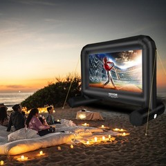 VEVOR Inflatable Movie Screen 14 FT Inflatable Projector Screen with Blower
