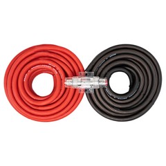 SoundBox KIT4-25RB, 4 Gauge Amplifier Wire Power/Ground Amp Cable – 50 Ft.