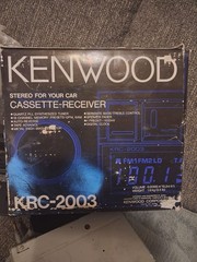 Vintage Kenwood KRC-2003 Cassette Receiver. comes with Original Box and Accessor