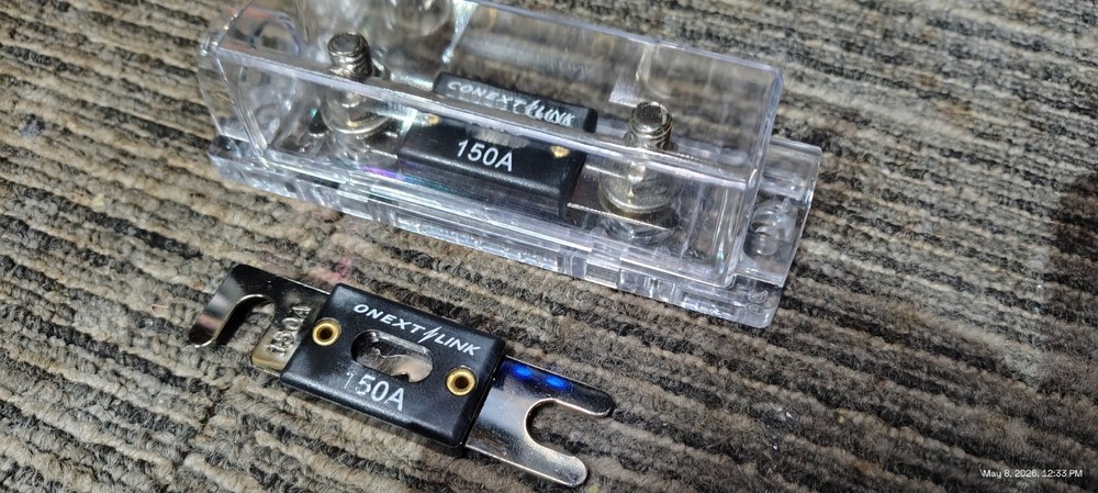 Conext Link 1 Waterproof ANL Inline Fuse Holder 1/0 2 4 GA With 2x 150A Fuses
