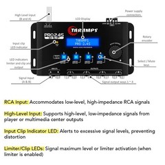 [US SELLER] Taramps HD 3000 2 OHM + PRO 2.4S Car Amplifier & Processor COMBO