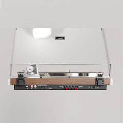 KORUS Bluetooth Record Player with External Speakers & Adjustable Counterweight