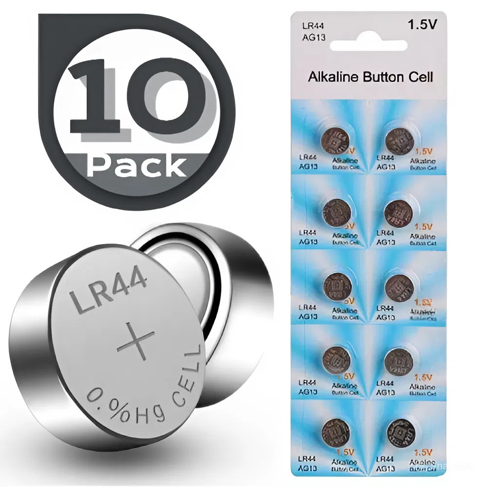 10-Pack AG13 LR44 A76 357 357A LR1154 SR1154 SR44 1.5V Button Battery Coin Cell